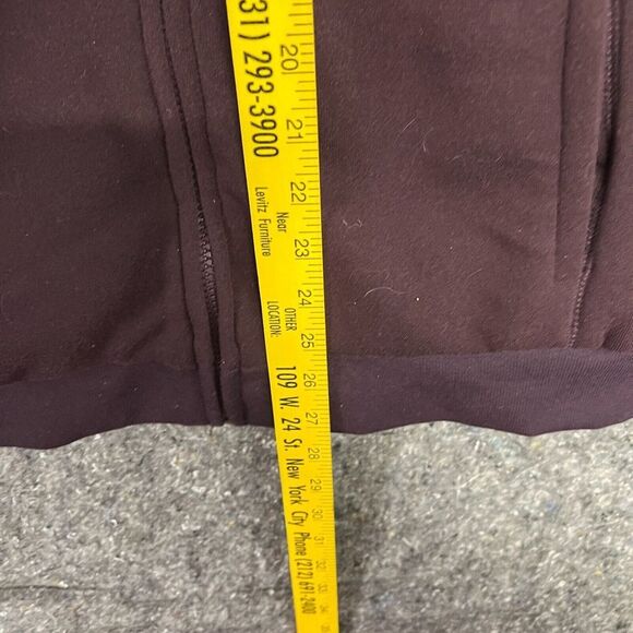 Victory Outfitters Sweater Jacket Men XL Maroon Full Zip Hooded Black Currant - Picture 7 of 10